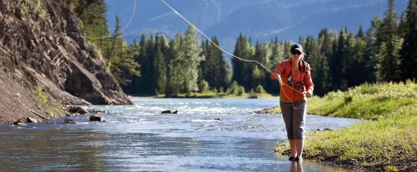 BML - A Woman Fly Fishing