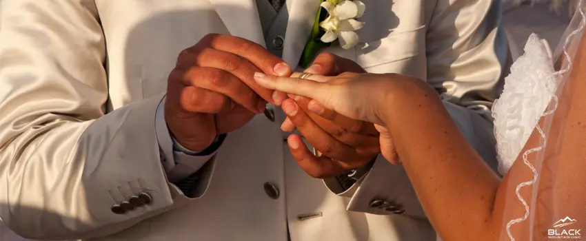 Couple Exchanging Wedding Vows