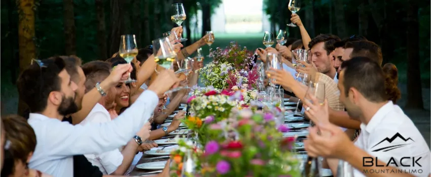 BML - Wedding Rehearsal Dinner Guests Having a Toast