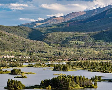 Summer time at Lake Dillon, Colorado.