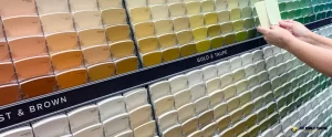 JSP - Paint color swatches arranged by color family